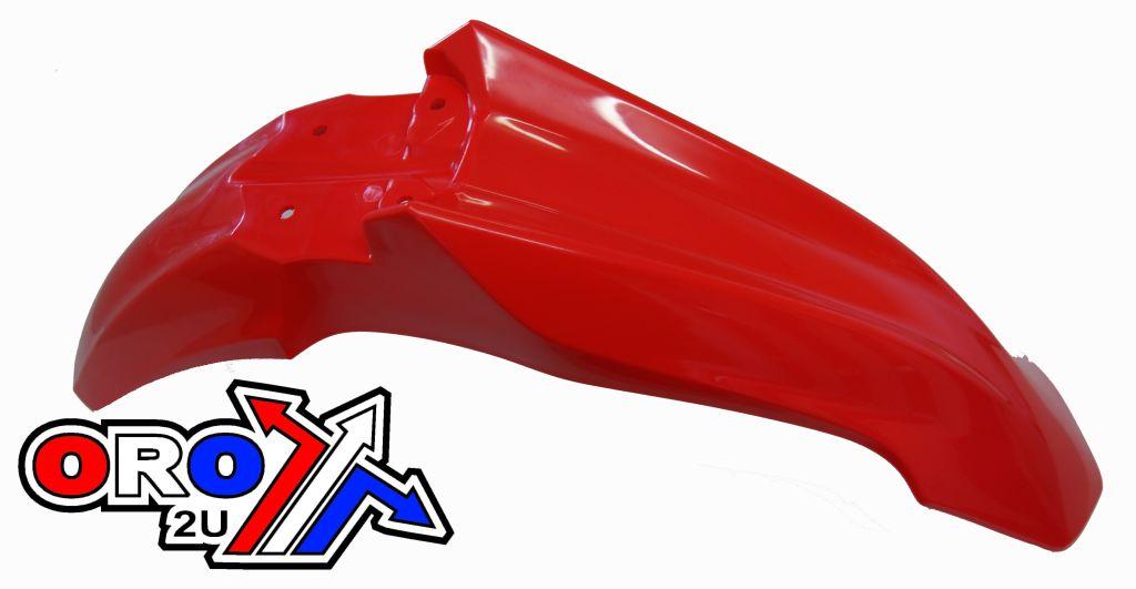 FRONT FENDER 13-15 CRF450R RED, RTECH R-PACRFRS0013