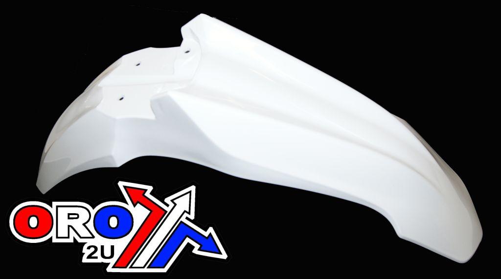 FRONT FENDER 13-15 CRF450R, WHITE,RTECH R-PACRFBN0013