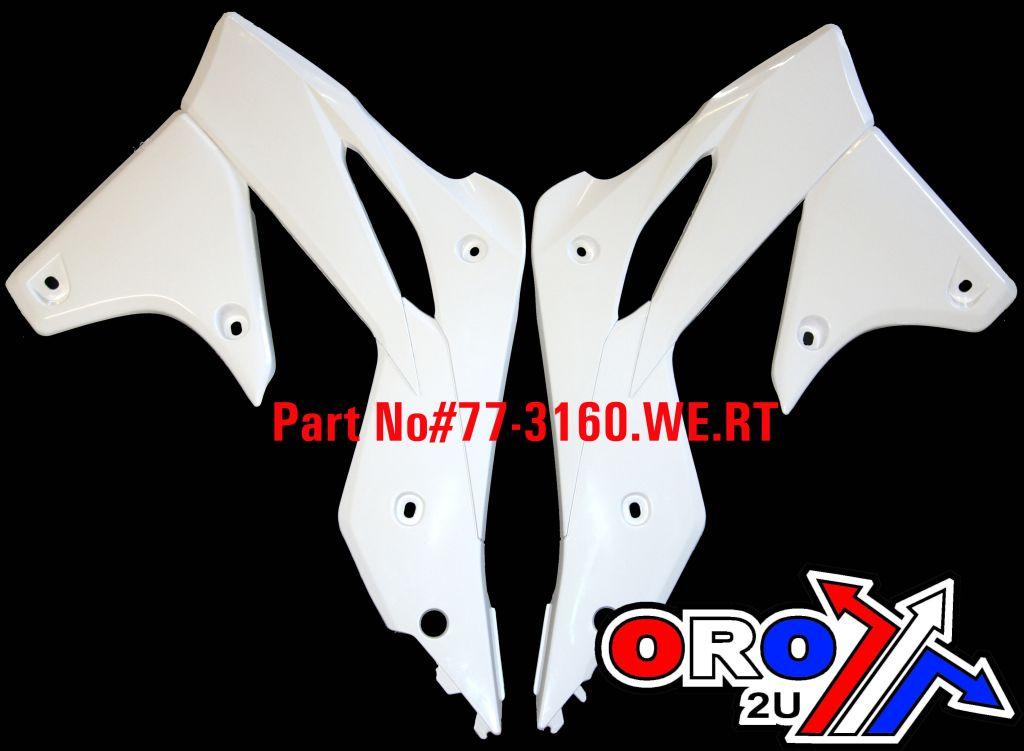 RAD SCOOPS 13-16 KX250F WHITE, R-CVKXFBN0013