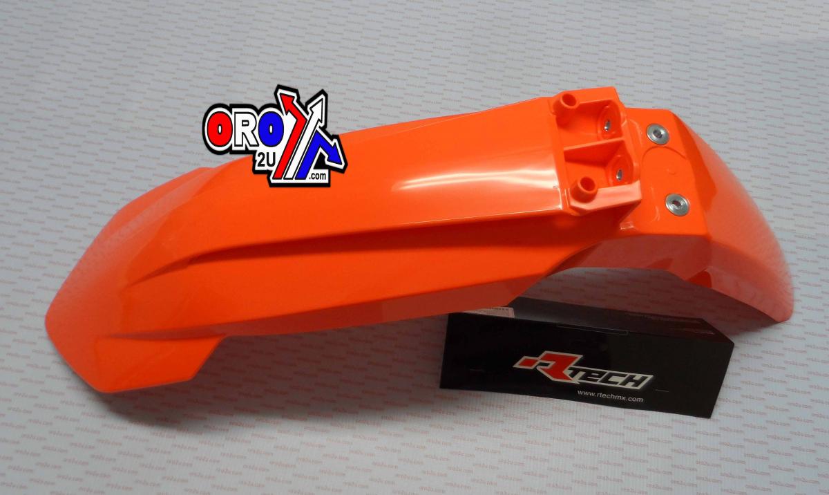 FRONT FENDER 2016-22 SX/SXF ORANGE, RTECH R-PAKTMAR0016