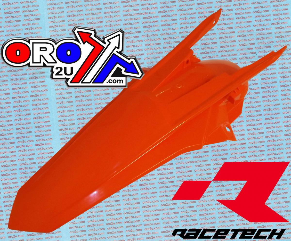 REAR FENDER ORANGE 16-18 SX/SXF, RTECH R-PPKTMAR0016