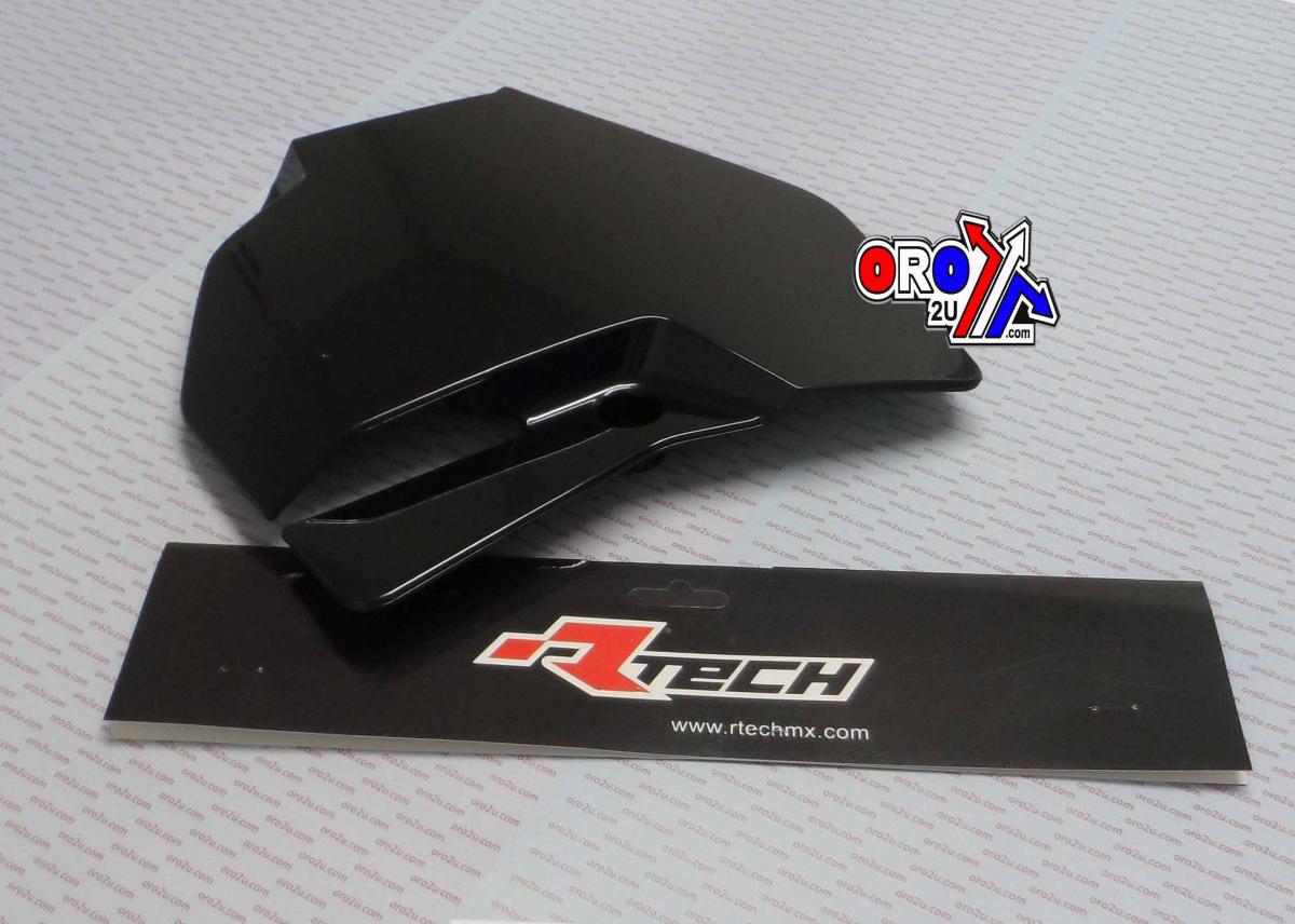 FRONT PLATE 16-18 KTM SX/SXF, BLACK RTECH R-TBKTMNR0016