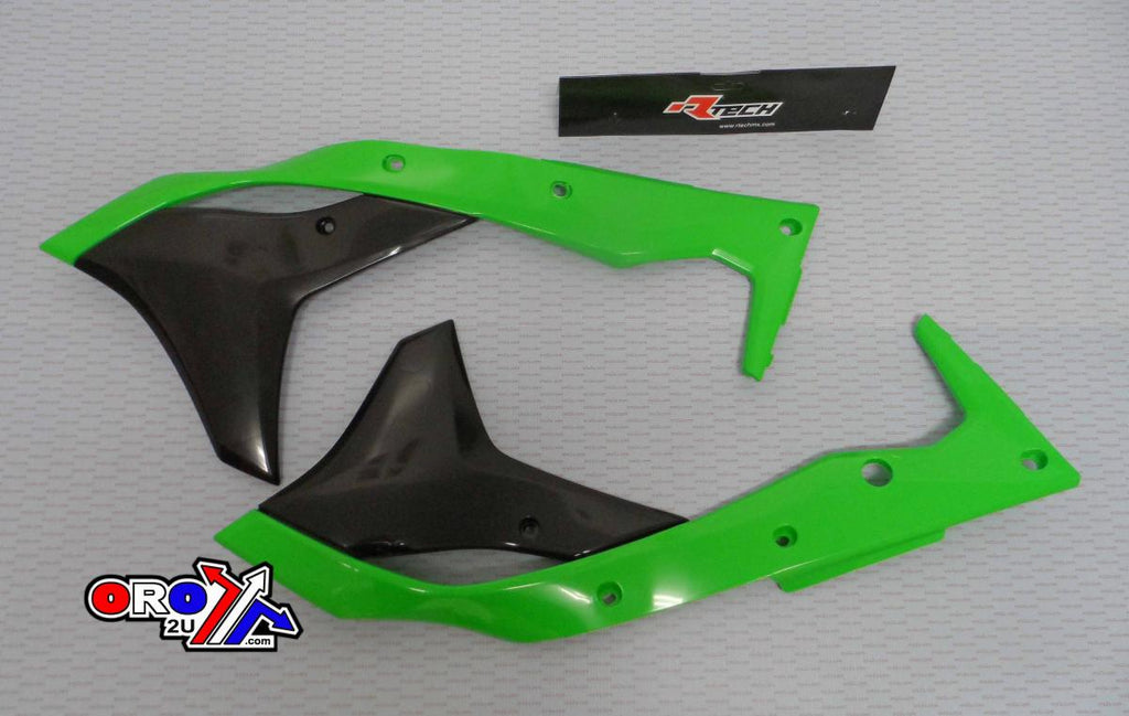 RAD SCOOPS 17-19 KX250F GREEN, RTECH R-CVKXFVENR17
