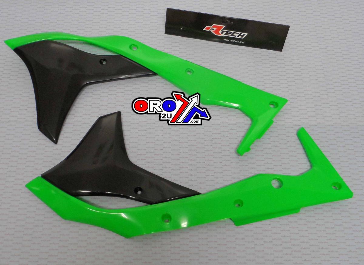 RAD SCOOPS 17-19 KX250F NEON, GREEN RTECH R-CVKXFVFNR17