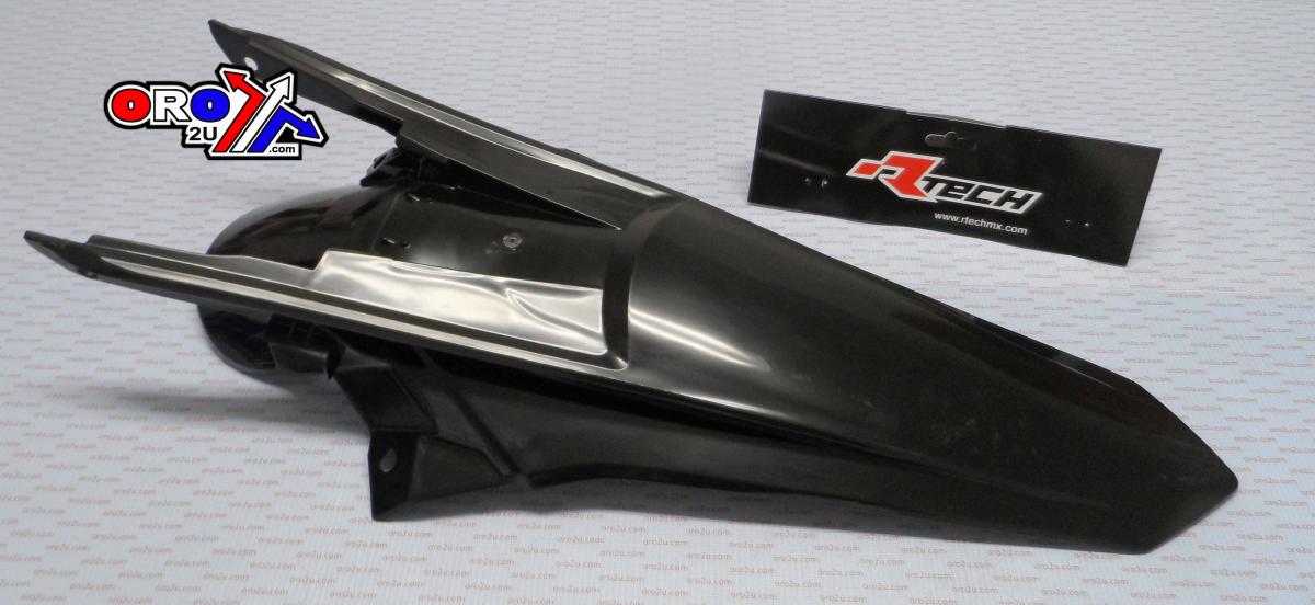 REAR FENDER 2017 EXC/EXC-F, RTECH R-PPKTMNR0017 BLACK