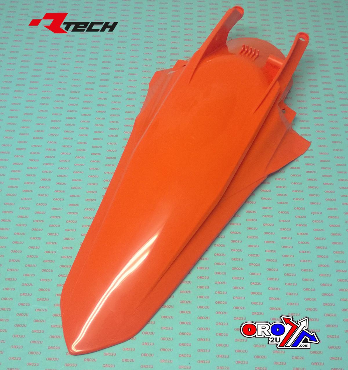 REAR FENDER ORANGE 2019-22 SX/SXF/XC/XC-F, RTECH R-PPKTMAR0019