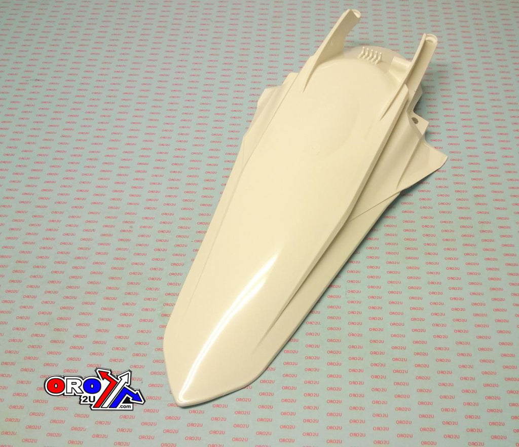REAR FENDER WHITE 2019-22 SX/SXF/XC/XC-F, RTECH R-PPKTMBN0019