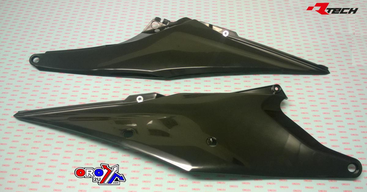 SIDE PANELS 2019-22 KTM SX/SX-F, BLACK, RTECH R-FIKTMNR0019
