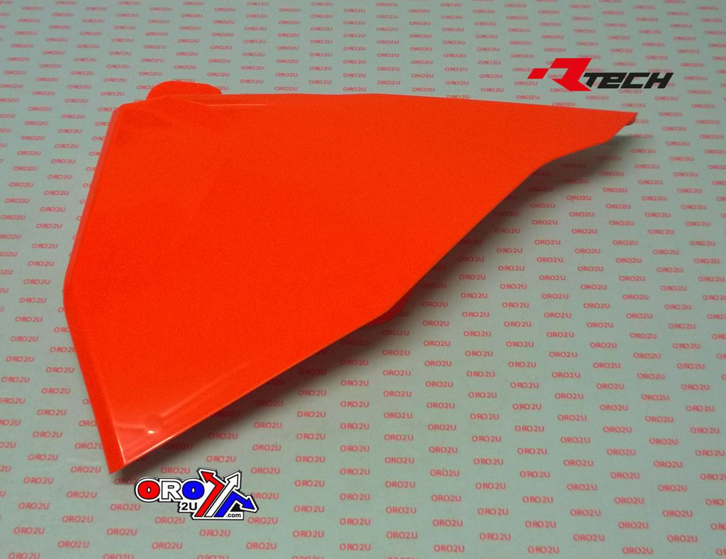 AIR BOX SIDE PANEL 2019-22 KTM SX/SX-F, ORANGE, RTECH R-FIKTMARSX19, EXC/EXC-F/XC-W/XCF-W 2020 OEM Colour