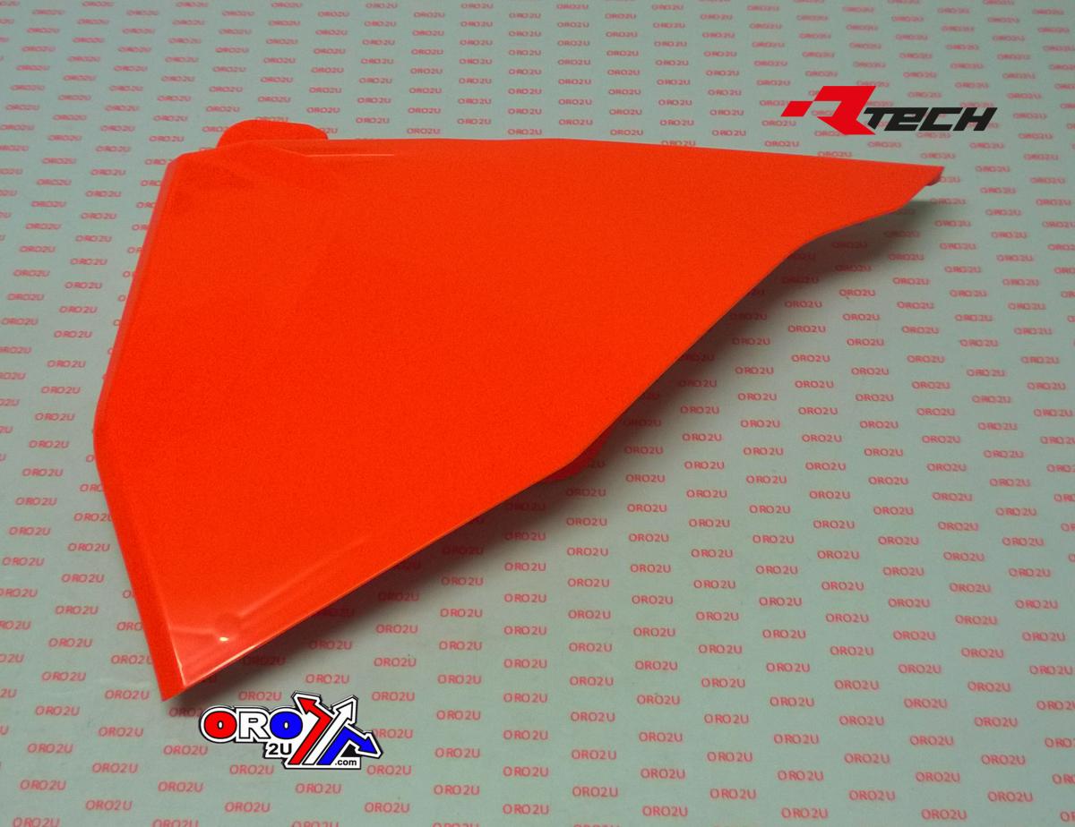 AIR BOX SIDE PANEL 2019-22 KTM SX/SX-F, ORANGE, RTECH R-FIKTMARSX19, EXC/EXC-F/XC-W/XCF-W 2020 OEM Colour