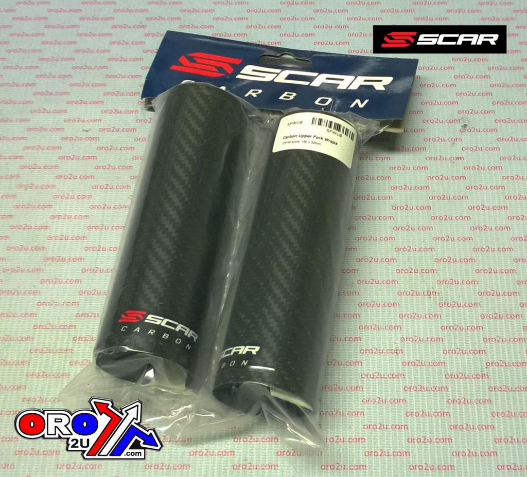 CARBON UPPER FORK WRAPS, SCAR RACING SFWUB 160x52 Carbon fibre