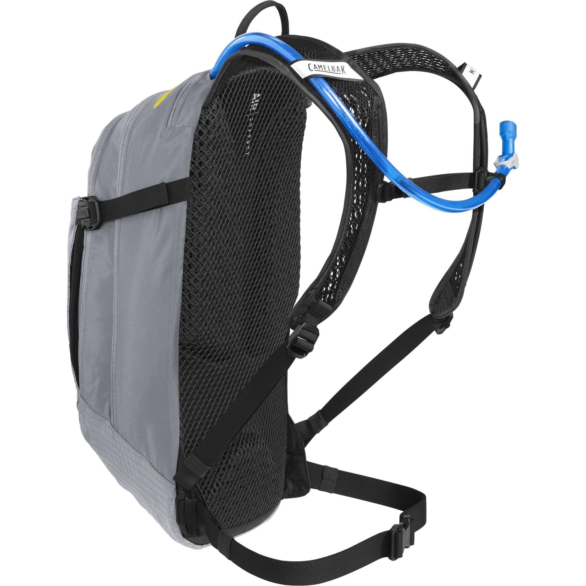 CAMELBAK M.U.L.E. HYDRATION PACK 12L WITH 3L RESERVOIR 2023: GUNMETAL/LIME CBMULE
