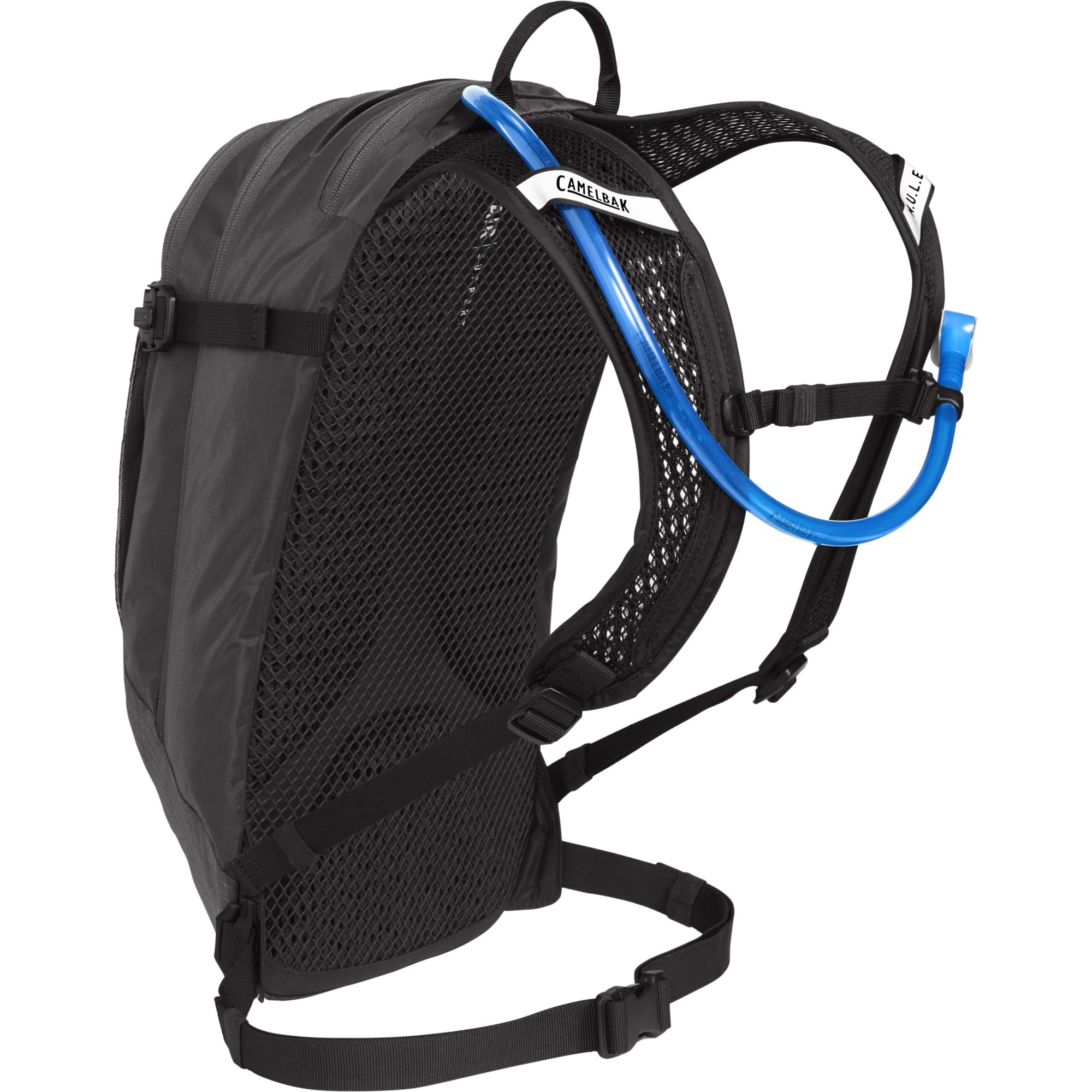 CAMELBAK WOMEN'S M.U.L.E. HYDRATION PACK 12L WITH 3L RESERVOIR 2022: CHARCOAL/BLACK CBWMULE