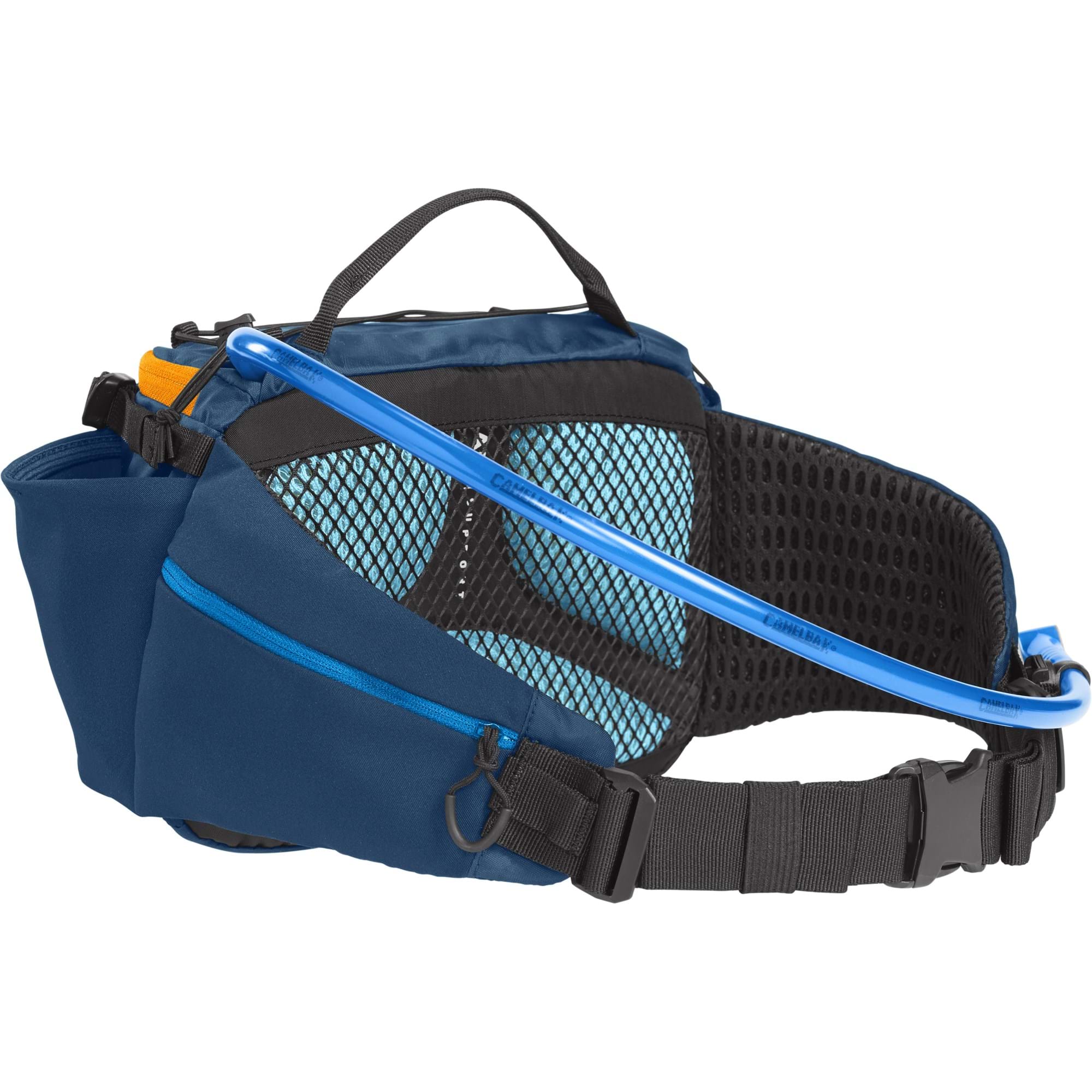CAMELBAK M.U.L.E. 5 WAIST PACK 2023: GIBRALTAR NAVY/ORANGE 5L CBMULEWP