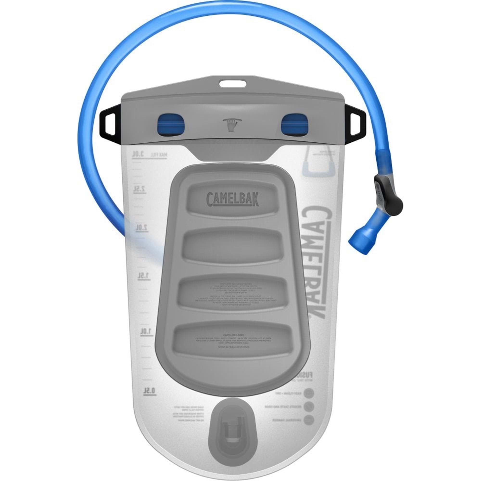 CAMELBAK FUSION 3L GROUP RESERVOIR WITH TRU ZIP WATERPROOF ZIPPER 2023: CLEAR CBFUSION3GTZ
