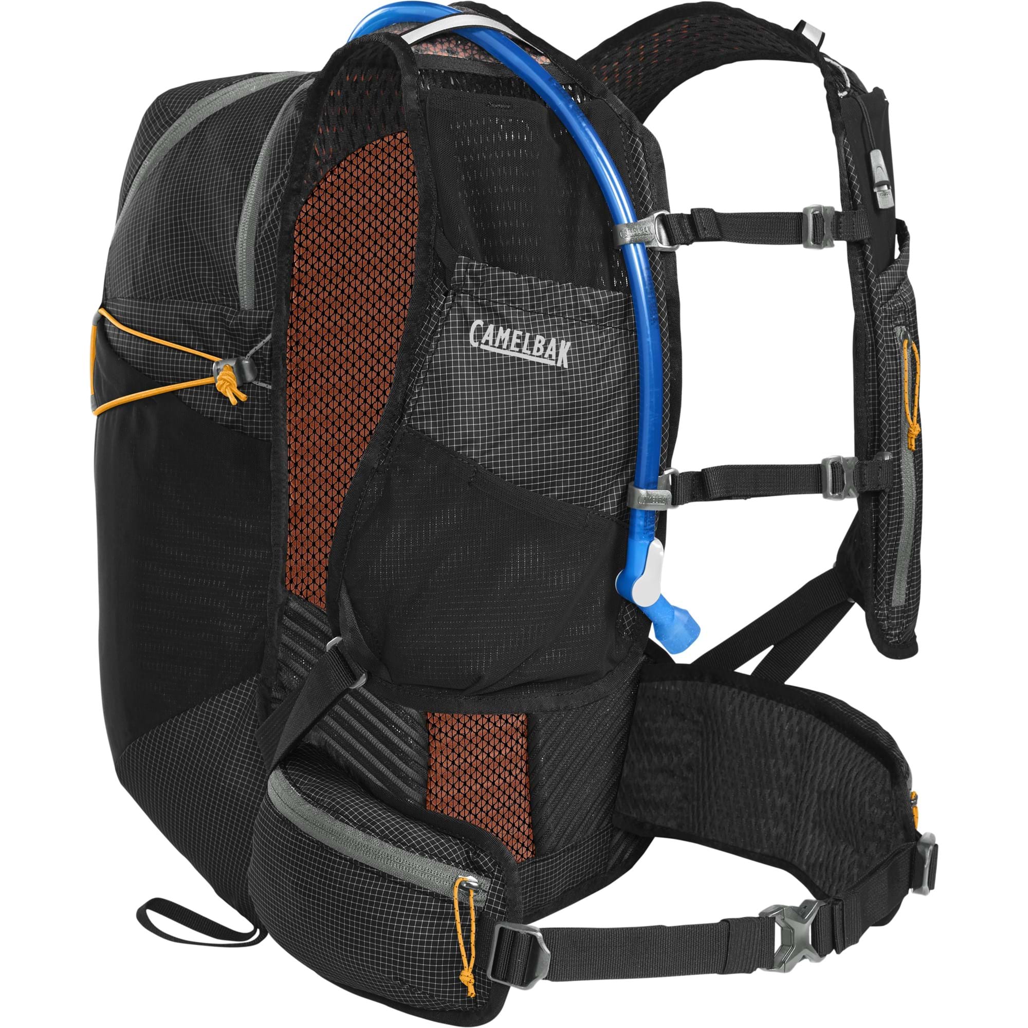 CAMELBAK OCTANE 22 FUSION 2L HYDRATION PACK 2023: BLACK/APRICOT 22L CBOCT22