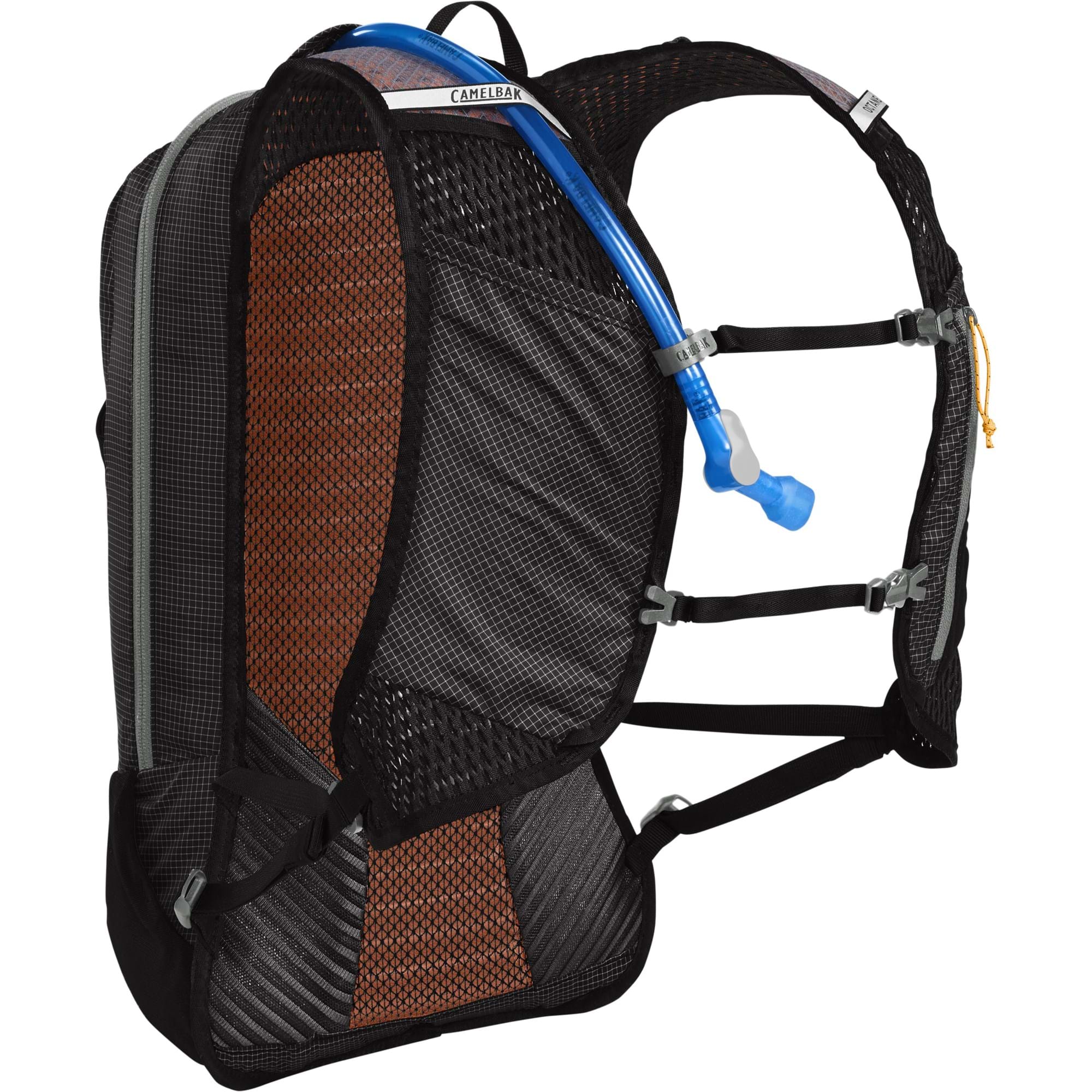CAMELBAK OCTANE 12 FUSION 2L HYDRATION PACK 2023: BLACK/APRICOT 12L CBOCT12