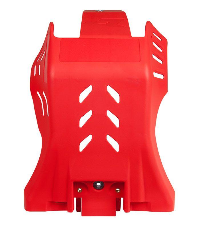 PLASTIC SKID PLATE BETA RR 250/300 2020-23, RTECH R-PMBETRS3020, PLASTIC ENGINE COVER RED