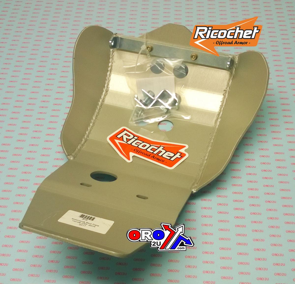 SKID PLATE HD ALUMINIUM ENDURO 17-21 HONDA CRF 450 R, 310 RICOCHET