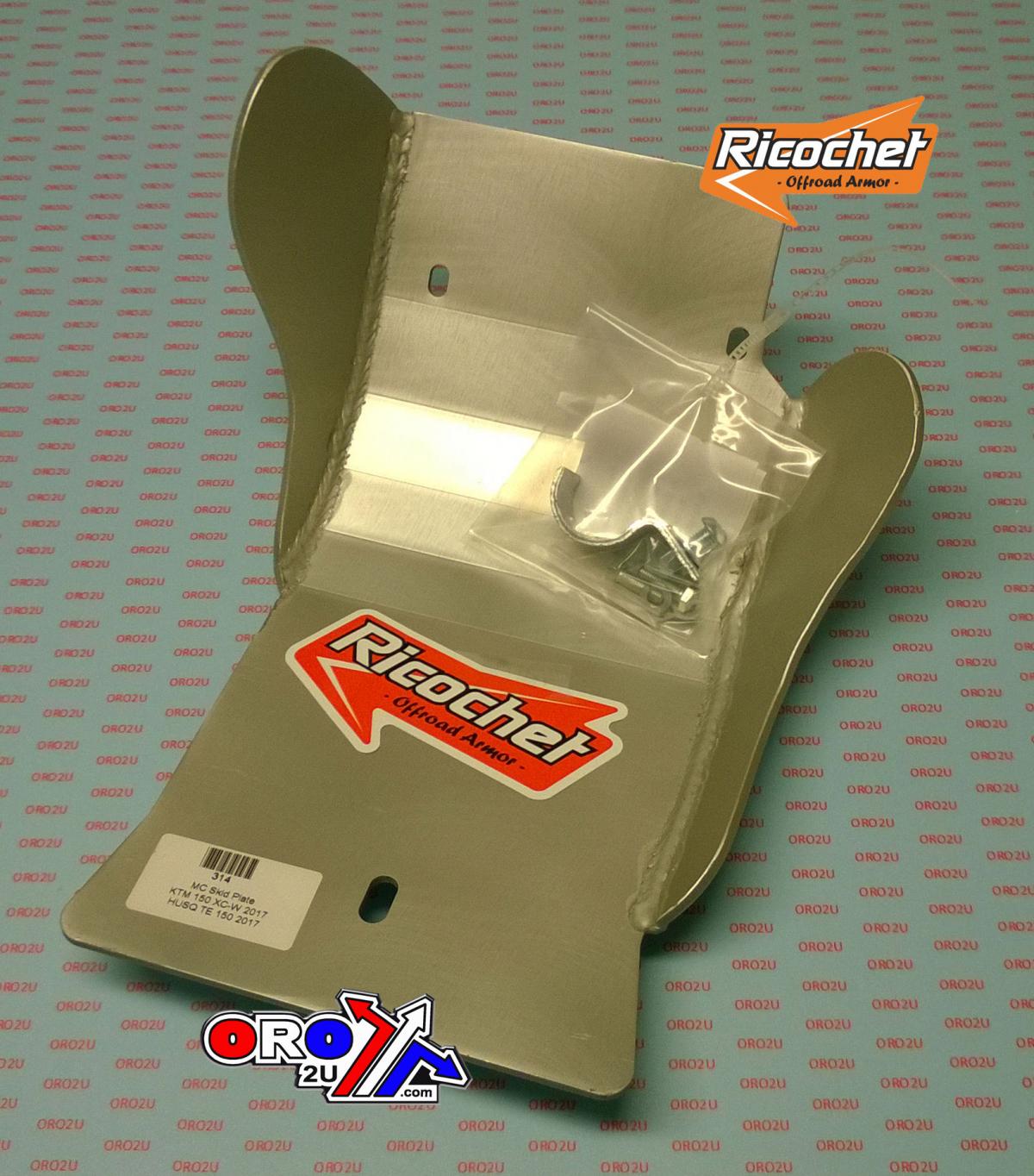 SKID PLATE HD ALUMINIUM ENDURO 17-22 KTM XC-W 150, 314 RICOCHET
