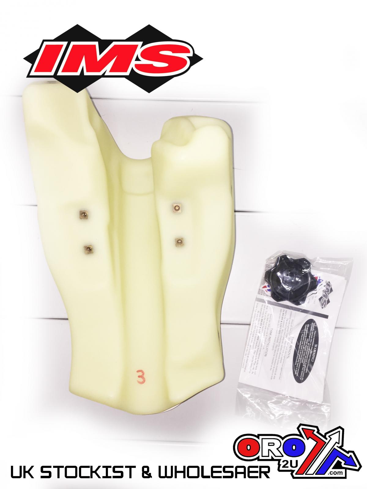 IMS Fuel Tank 3.6 gal Natural Screw Cap, Honda CR250 1988-1989, 112216-N2