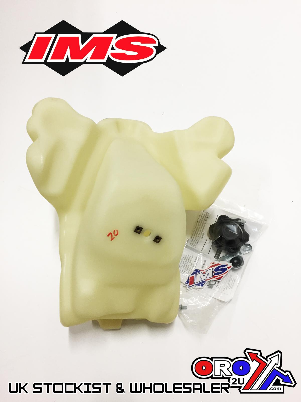 IMS Fuel Tank 3.2 gal Natural Screw Cap, Honda CRF450X 2005-2017, 112242-N2