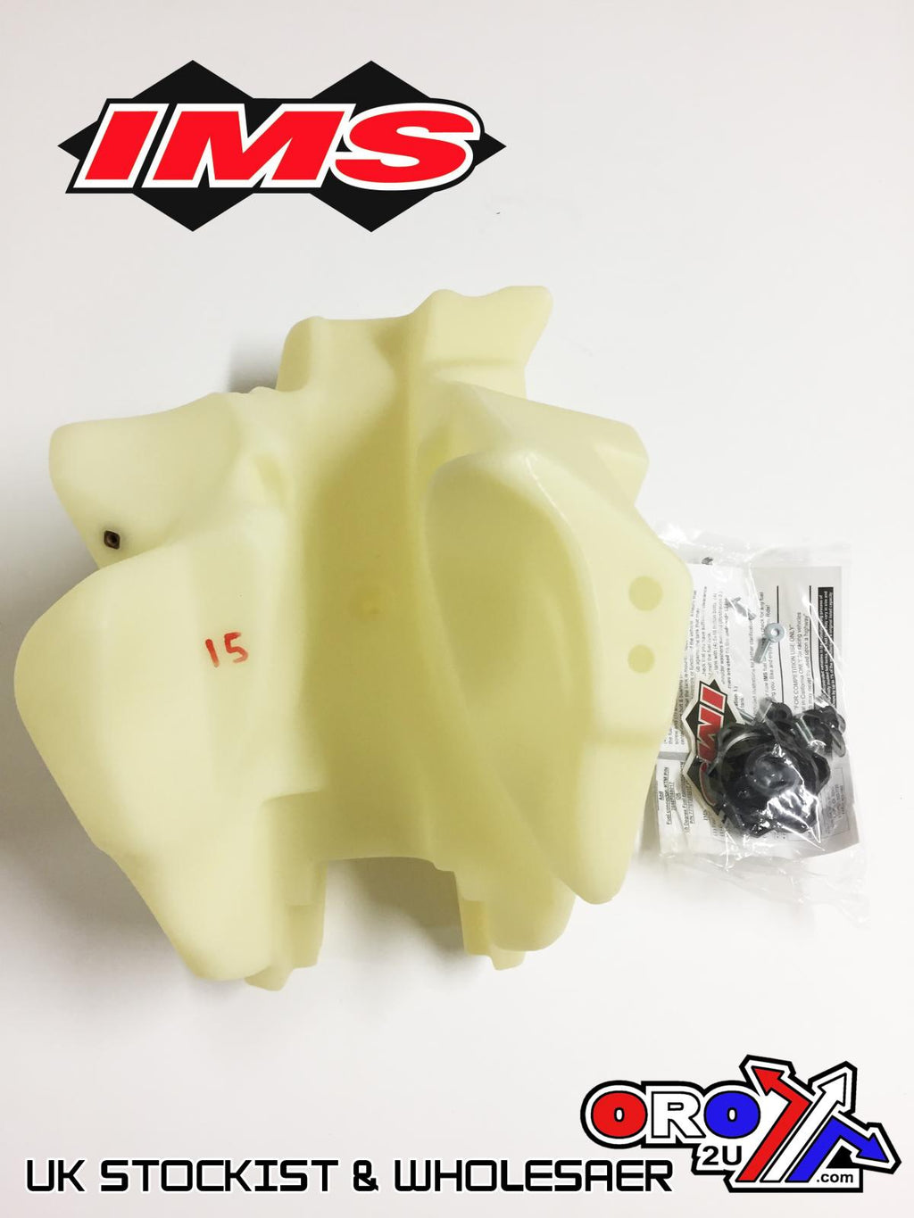 IMS Fuel Tank 2.7 gal Natural Screw Cap, Husqvarna FC 250 2016-2018, 112425-N2