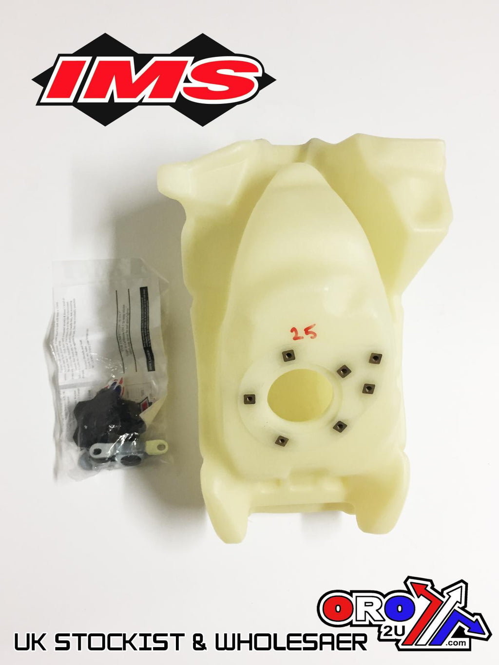 IMS Fuel Tank 2.9 gal Natural Screw Cap, Kawasaki KX250F 2011-2012, 113153-N2