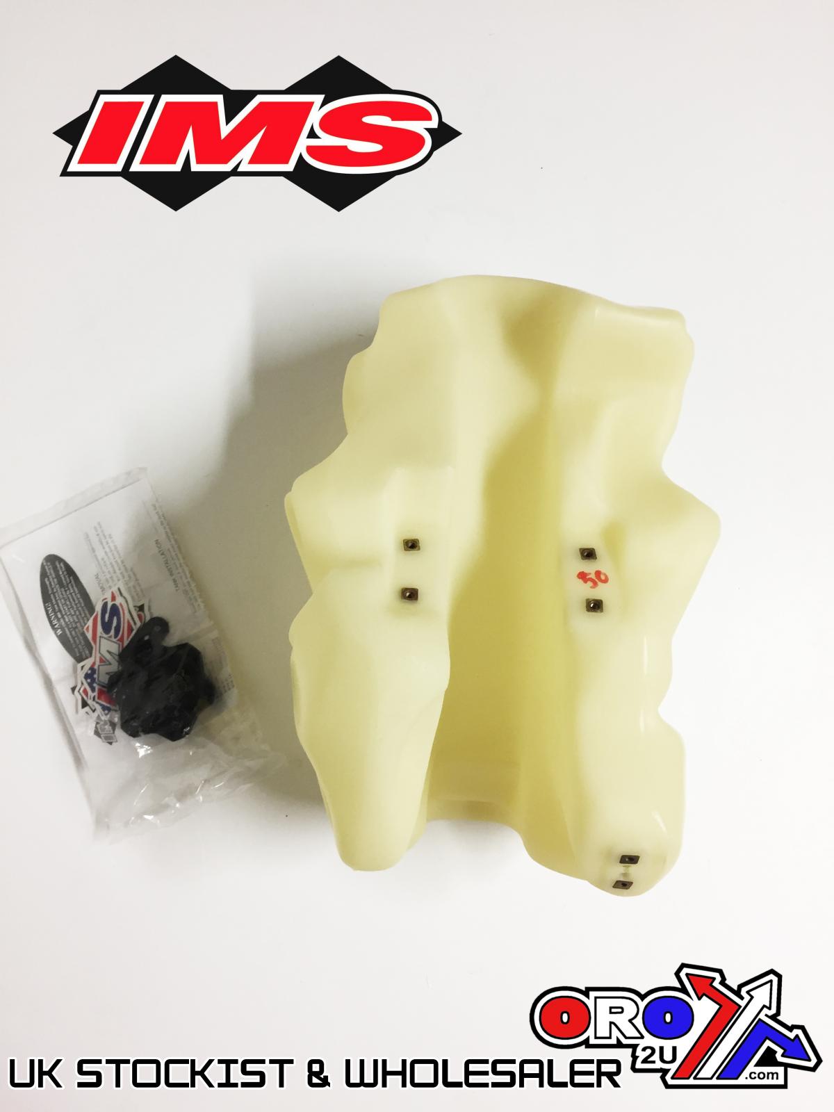 IMS Fuel Tank 3.2 gal Natural Screw Cap, Yamaha YZ250 2002-2021, 117321-N2