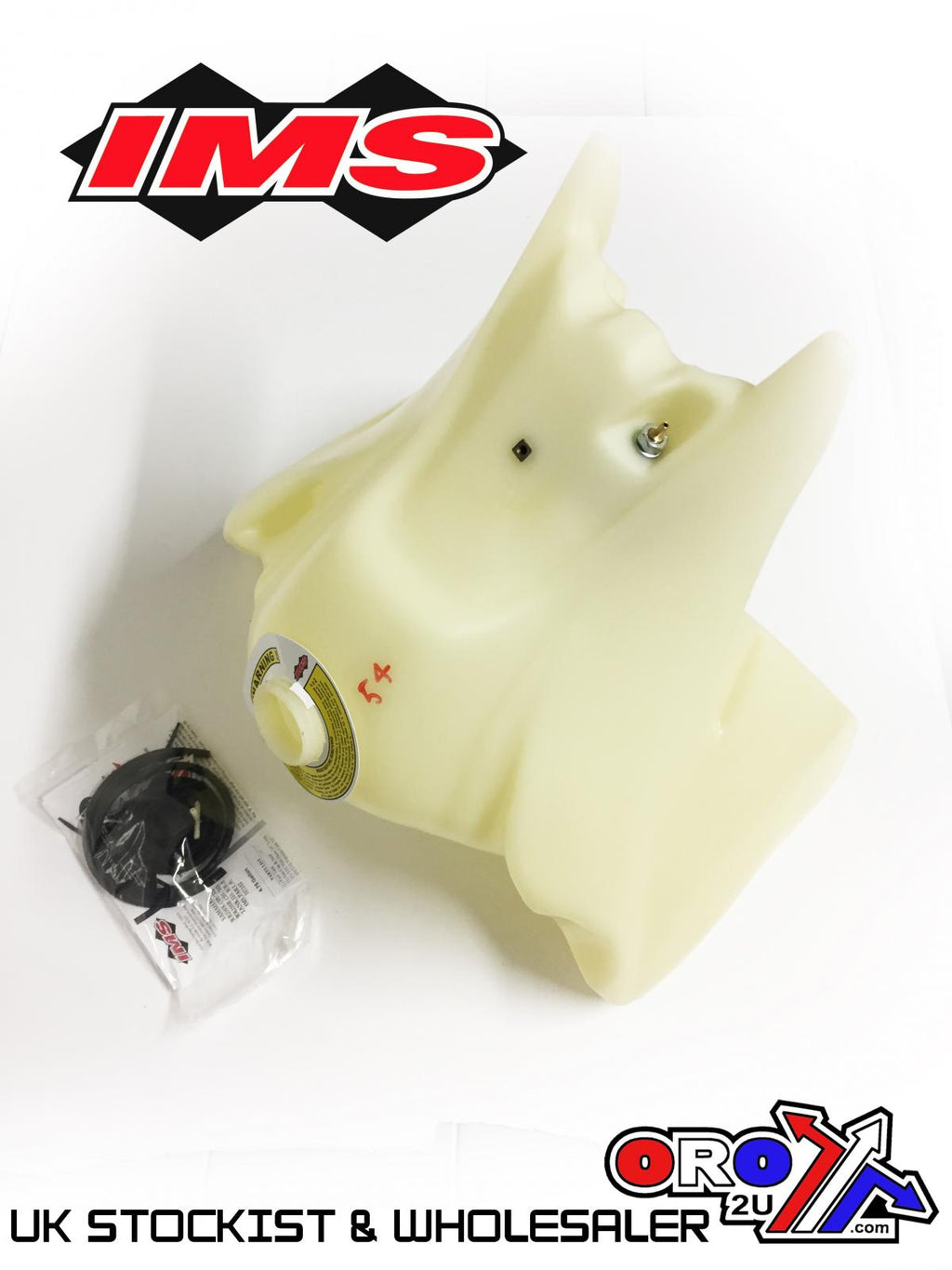 IMS FUEL TANK 4.7-GAL NATURAL SCREW CAP 08-20 YAMAHA WR250R 08-16 WR250X 117332-N2