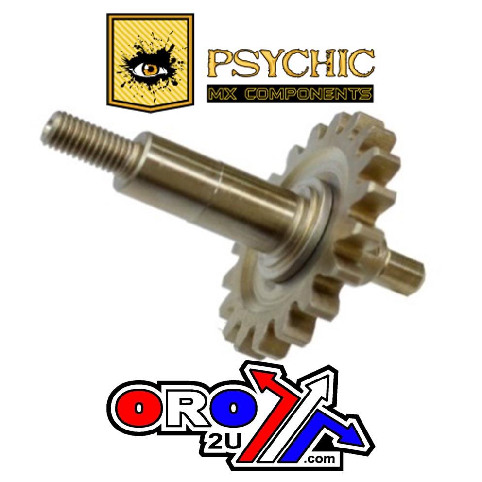 WATER PUMP SHAFT 19240-KZ3-J20, HONDA CR 250 R, MX-10205B 19240-KZ3-B10 19240-KZ3-J10, SHAFT WITH GEAR