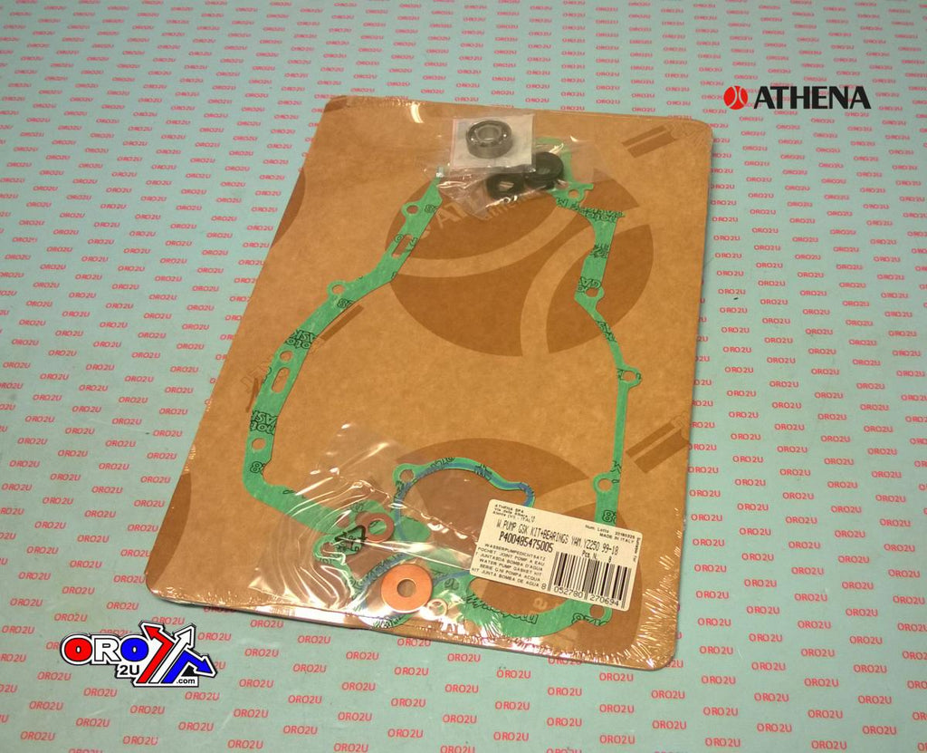 WATER PUMP GASKET KIT YZ/XX 250 99-23, ATHENA P400485475005 YAMAHA/FANTIC WITH BEARING