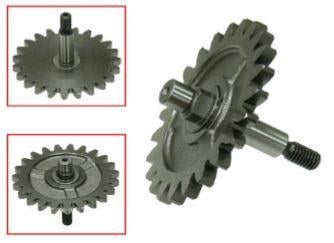 WATER PUMP SHAFT 17510-28H01, SUZUKI RMZ RMX 450, MX-10213B, SHAFT WITH GEAR