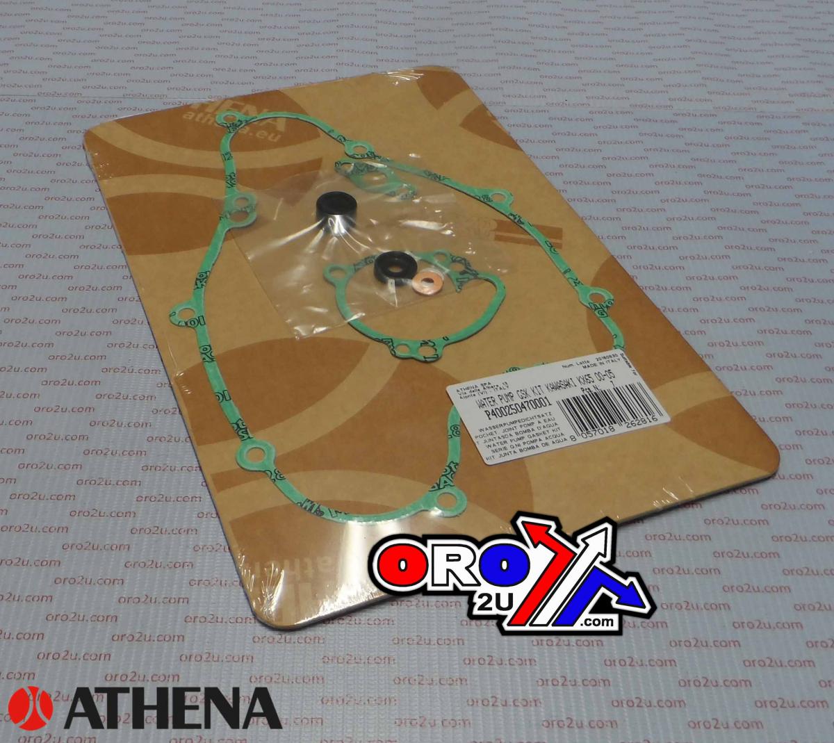 WATER PUMP GASKET KIT KX/RM 65 00-05, ATHENA P400250475001 KAW/SUZ WITH BEARING