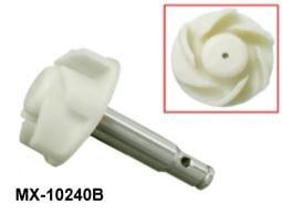 WATER PUMP SHAFT 36F-12450-00-00, YAMAHA YZ 80 125, MX-10240B, SHAFT WITH IMPELLLER