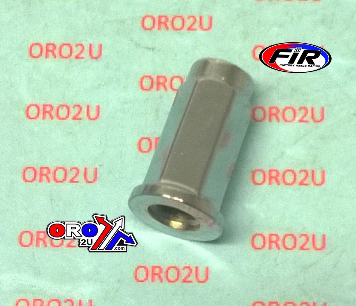 LUG NUT 3/8 24TPI FLAT CHROME, LUG5CA