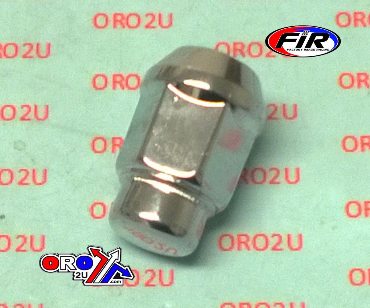LUG NUT 1/2 20TPI BEV CHROME, LUG6 BEVELED
