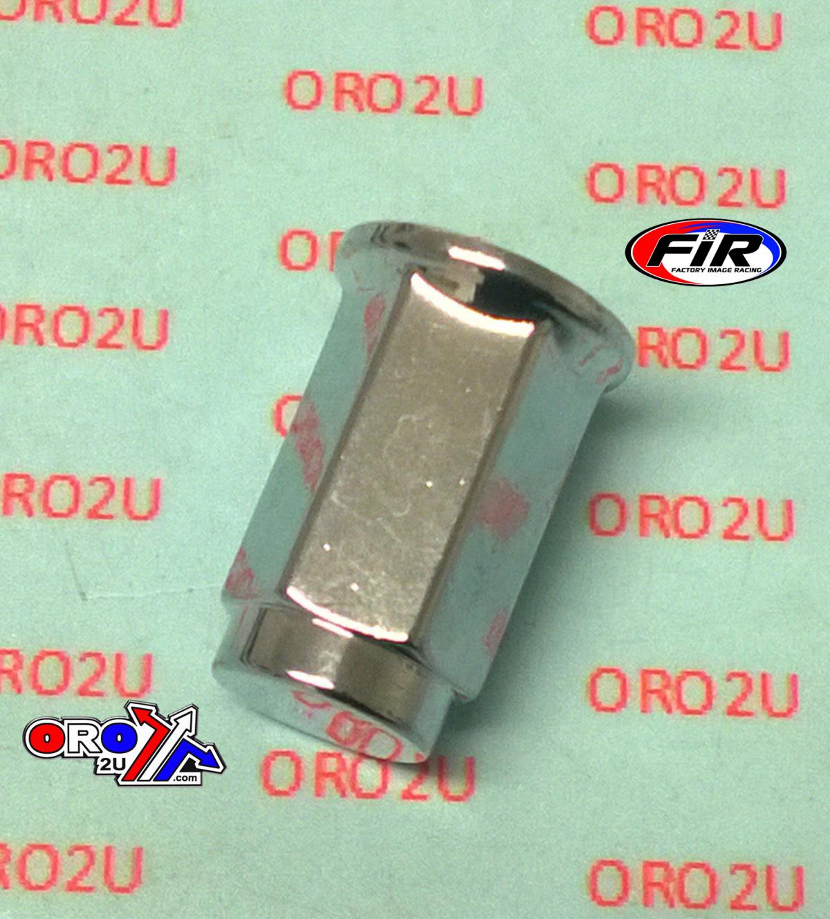 LUG NUT 1/2 20TPI FLAT CHROME, LUG7