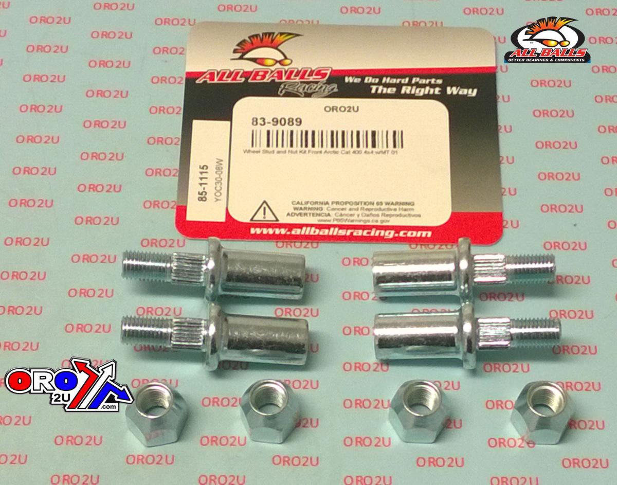 Wheel Stud and Nut Kit, ALLBALLS 85-1115