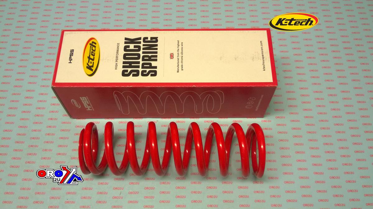 Shock Absorber Spring -50N (53/56x245) Red, 5356-245-50, HIGH PERFORMANCE SHOCK SPRING, K-TECH SUSPENSION