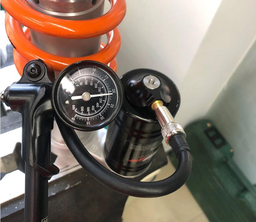 58mm REAR SUSPENSION NITROGEN GAS VALVE KTM HUSQVARNA