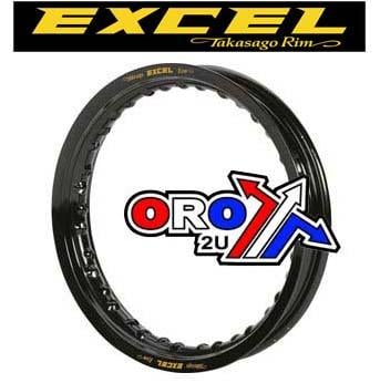 RIM 185-19 EXCEL 36 HOLE BLACK, GDK406 anodized aluminum, ERGDK406
