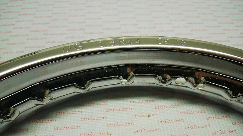 RIM 1.60x14 STEEL CHROME 36 SPOKE 121412132
