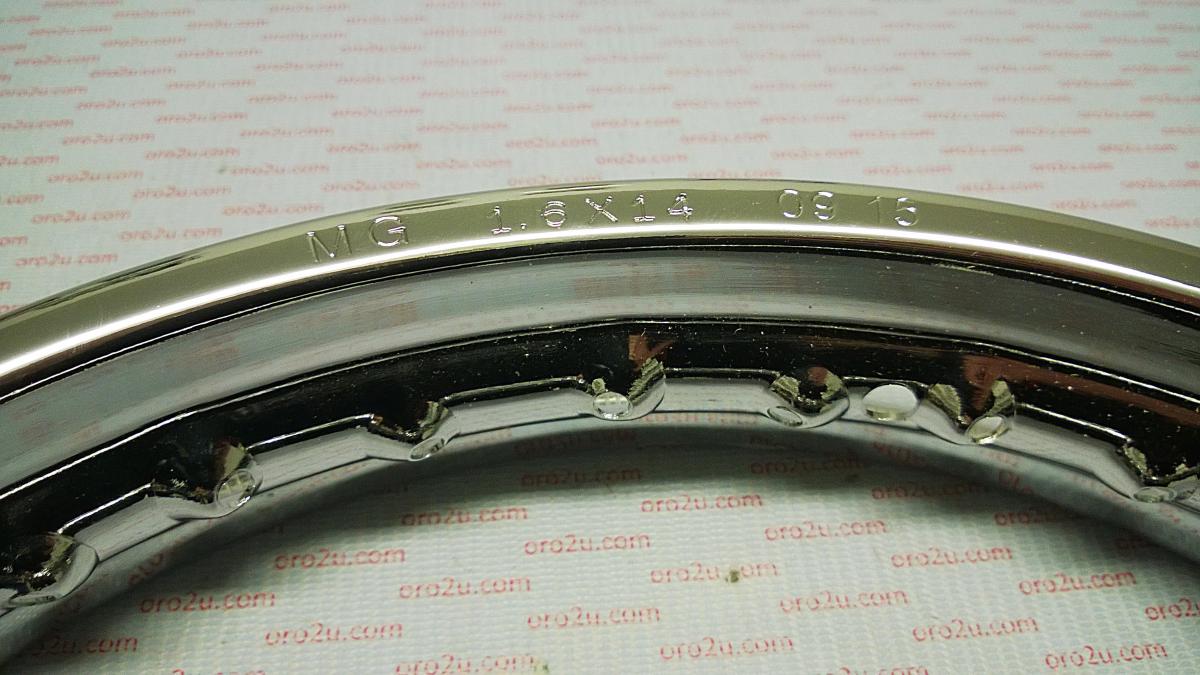 RIM 1.60x14 STEEL CHROME 36 SPOKE 121412132