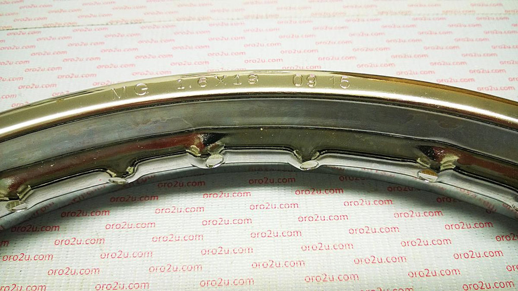 RIM 1.60x19 STEEL CHROME 121412133