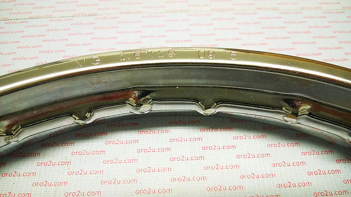 RIM 1.60x19 STEEL CHROME 121412133