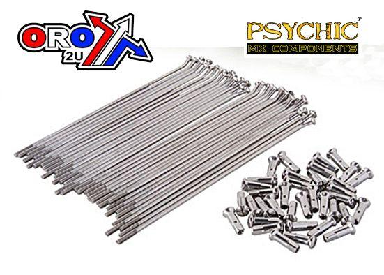 SPOKE SET STAINLESS STEEL, PSYCHIC MX-06043