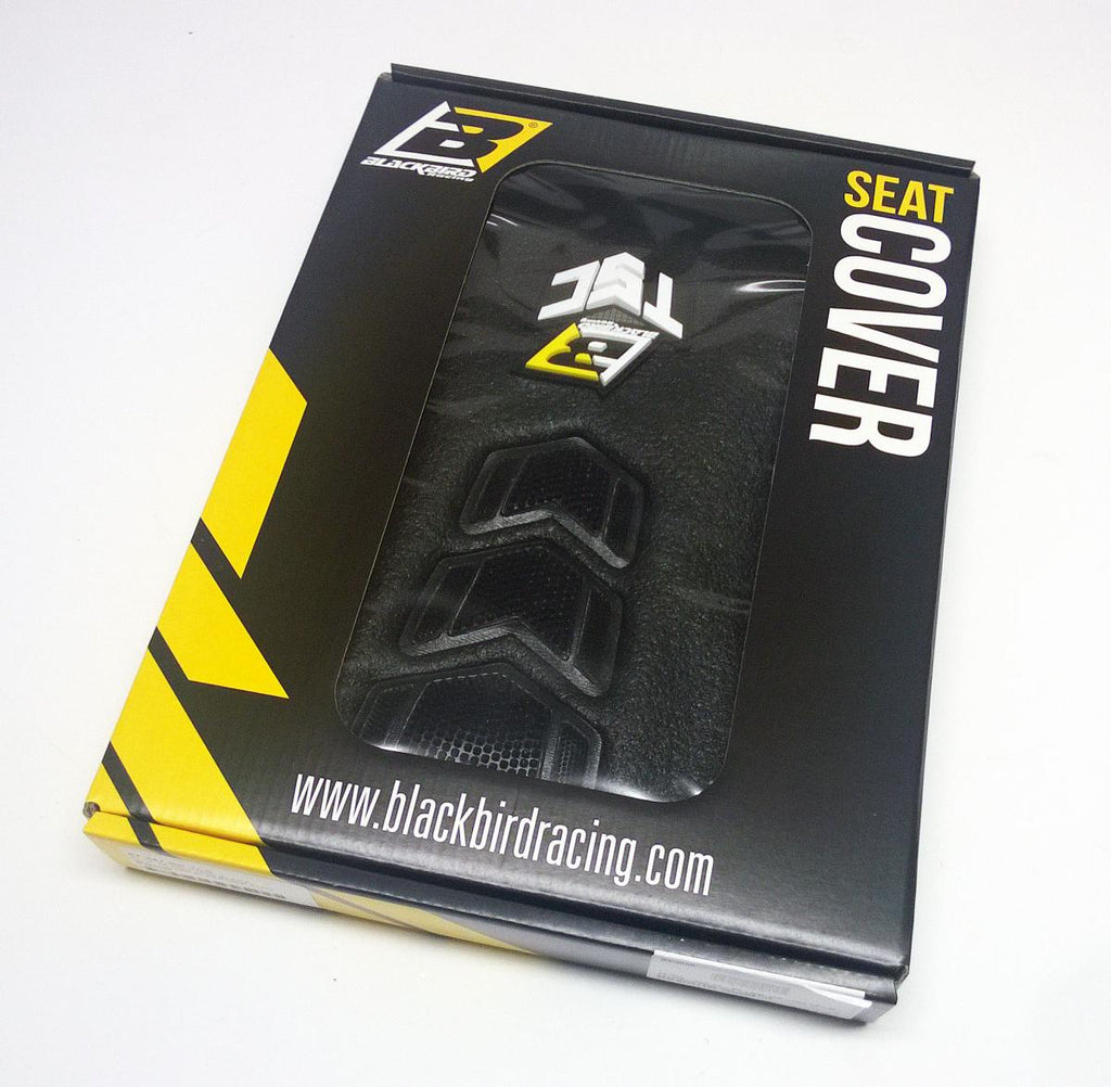 02-21 YZ TRACTION BLACK, SEAT COVER BLACKBIRD 1230J