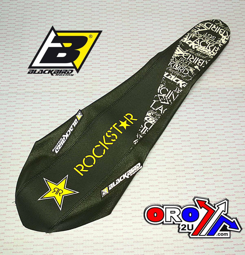 CRF250 CRF450R ROCKSTAR ENERGY, BLACKBIRD SEAT COVER 1147L