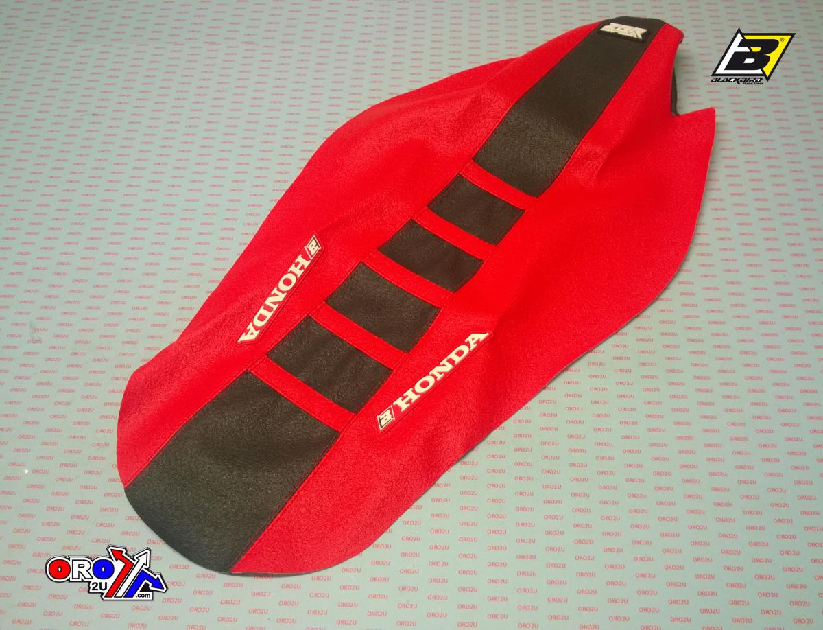 17-20 CRF450R ZEBRA BLK/RED, BLACKBIRD SEAT COVER 1148Z